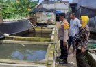 Bhabinkamtibmas-Tanjungsari-Cek-Budidaya-Lele-Dukung-Ketahanan-Pangan-Polresta-Sidoarjo