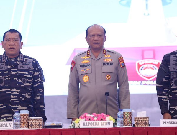 Polda Jatim Gelar Rakor Lintas Sektoral Jelang Libur Nataru