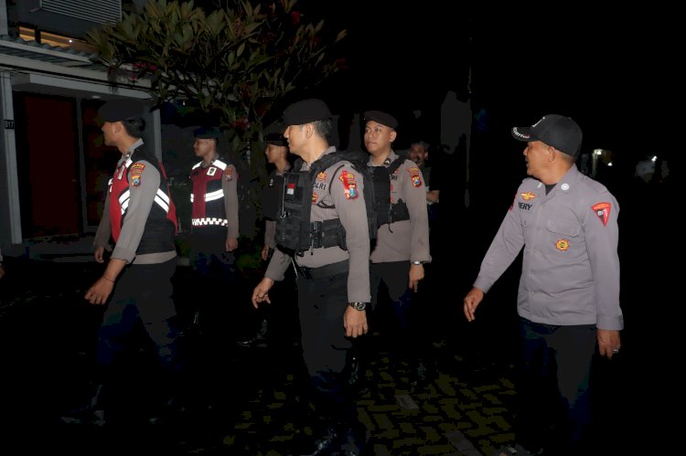Polres Mojokerto Intensifkan Patroli Rumah Kosong yang Ditinggal Mudik