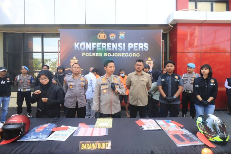 Respon Cepat Polres Bojonegoro Berhasil Ungkap Jaringan Peredaran Uang Palsu, 4 Tersangka Diamankan