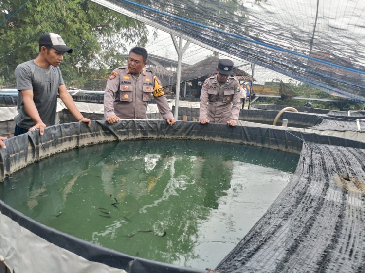 Kapolsek Porong Turun Langsung Pompa Semangat Penggerak Ketahanan Pangan